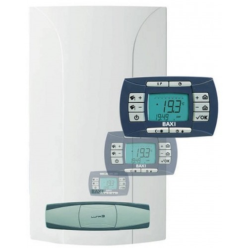 BAXI Luna3 Comfort 1.240 i Plynový závěsný kotel 9,3-24 kW, pro vytápění, komín CSE451243580