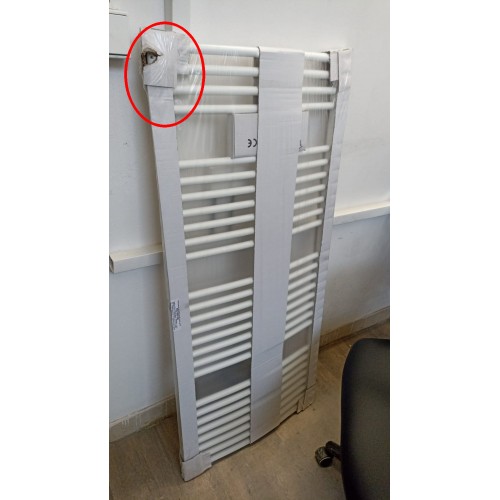 VÝPRODEJ THERMAL TREND Koupelnový radiátor rondo 1320/ 600 bílý KDO6001320 POŠKOZENÝ BOK!!