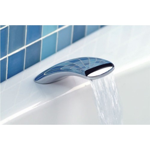 POLYSAN Výtoková hubice na okraj vany, šířka 80mm, chrom BD31051