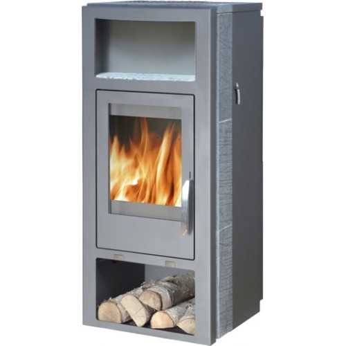 ABX Belt Aqua Plan, krbová kamna na dřevo s teplovodním výměníkem 6 kW, mastek