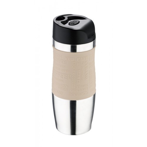 BERGNER Termohrnek nerez 0,4 l krémová BG-5958