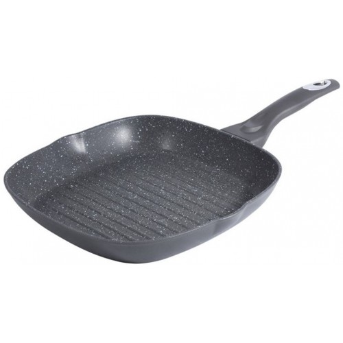 BERLINGERHAUS Gray Granit Pánev grilovací s mramorovým povrchem 26 cm BL-1547N26