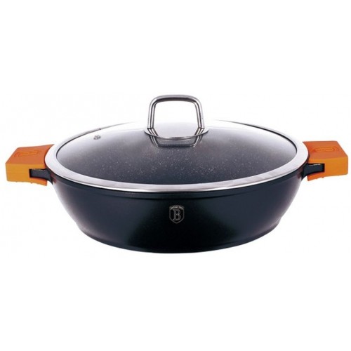 BERLINGERHAUS Granit Diamond Line pekáč kulatý s poklicí, 32 cm BH-1110