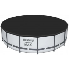 BESTWAY Krycí plachta pro bazén 457 cm, černá 58038