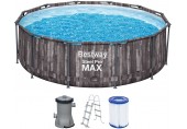 BESTWAY Steel Pro Max Bazén 366 x 100 cm, kartušová filtrace 5614X