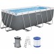 BESTWAY Power Steel Bazénový set 412 x 201 x 122 cm, kartušová filtrace 56456
