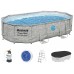 BESTWAY Power Steel Swim Vista Bazénový set 488 x 305 x 107 cm, písková filtrace 56946