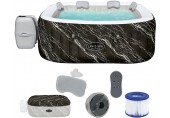 BESTWAY Lay-Z-Spa Hollywood Luxe AirJet Vířivka, 180 x 180 x 66 cm, 6 osob 6001F
