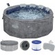 BESTWAY Lay-Z-Spa Carrara ThermaCore Smart AirJet Vířivka, 170 x 65 cm, 6 osob 6001V