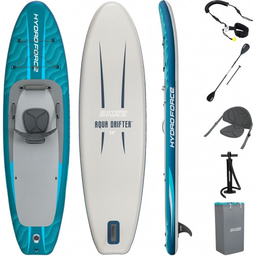 BESTWAY Hydro-Force Aqua Drifter Paddleboard set se sedákem, 335 x 91,5 x 15 cm 6532D