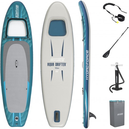 BESTWAY Hydro-Force Aqua Drifter View Paddleboard set, 335 x 91,5 x 15 cm 6532H