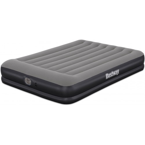 BESTWAY TriTech Queen Nafukovací postel s vestavěnou pumpou, 203 x 152 x 36 cm 671BU