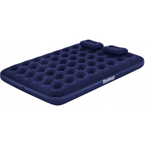 BESTWAY Air Bed Queen Nafukovací postel s ruční pumpou, 203 x 152 x 22 cm 67374