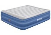 BESTWAY TriTech King Nafukovací postel s vestavěnou pumpou, 203 x 193 x 56 cm 67692