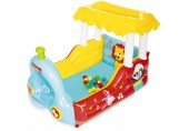 BESTWAY Fisher-Price Nafukovací lokomotiva s míčky 132 x 94 x 89 cm 93537