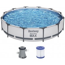BESTWAY Steel Pro Max Bazén 366 x 76 cm, kartušová filtrace 56416