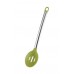 BERGNER Lžíce s otvory silikonová 34cm FLEXIKITCHEN, barva zelená BG-3362zele