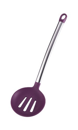 BERGNER Sběračka s otvory silikonová 35cm FLEXIKITCHEN, barva fialová BG-3363fial