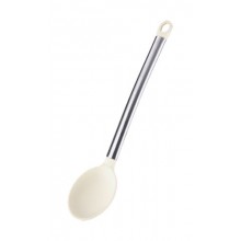 BERGNER Lžíce silikonová 34cm FLEXIKITCHEN, barva krémová BG-3364bezo