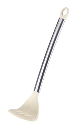 BERGNER Šťouchadlo na brambory silikonové 31cm FLEXIKITCHEN, barva krémová BG-3365bezo BERGNER Šťouchadlo na brambory silikonové 31cm FLEXIKITCHEN, barva krémová BG-3365bezo