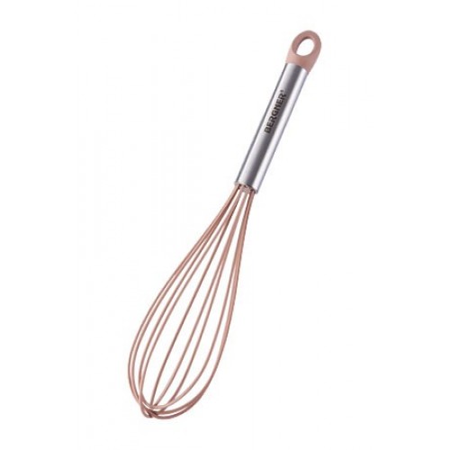 BERGNER Metla šlehací silikonová 30 cm FLEXIKITCHEN, barva okrová BG-3370hned
