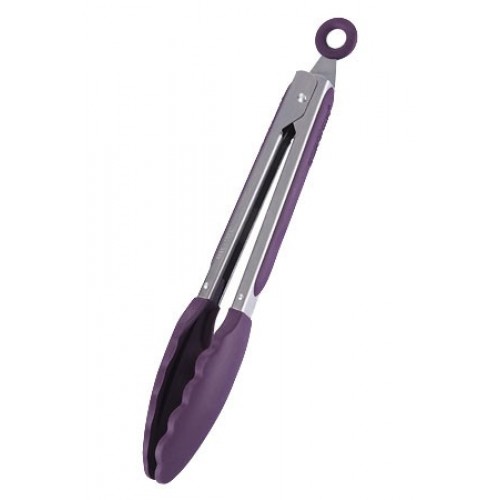 BERGNER Grilovací kleště silikonové 23 cm FLEXIKITCHEN, barva fialová BG-3371fial BERGNER Grilovací kleště silikonové 23 cm FLEXIKITCHEN, barva fialová BG-3371fial