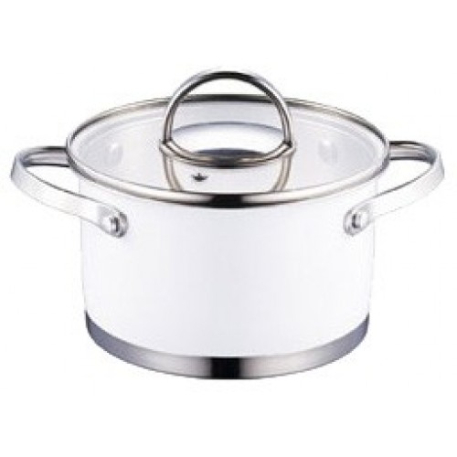 BERGNER Hrnec nerez 16 x 9,5 cm, 1,7L, Dazzle BG-6300bila BERGNER Hrnec nerez 16 x 9,5 cm, 1,7L, Dazzle BG-6300bila