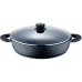 BERGNER Pekáč kulatý s mramorovým povrchem 24 cm SILICON - MARMO BG-6464