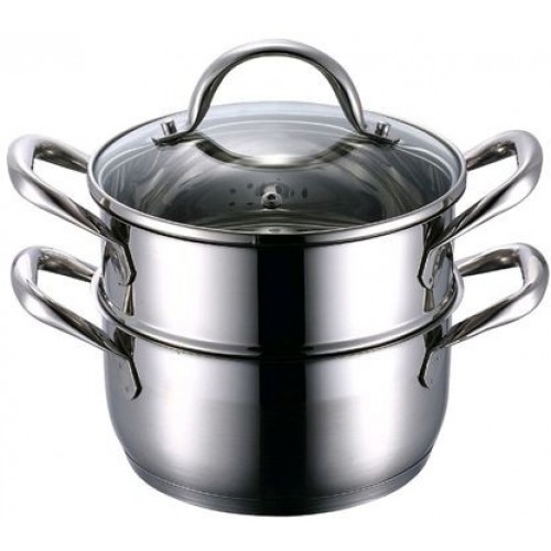 BERGNER Hrnec napařovací nerez - sada 3 ks, 18 x 9 cm Gourmet BG-6521