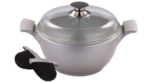 BERGNER Hrnec s nepřilnavým povrchem 20 x 10 cm, 2,4 L, SILVER EDGE BG-6701 BERGNER Hrnec s nepřilnavým povrchem 20 x 10 cm, 2,4 L, SILVER EDGE BG-6701