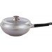 BERGNER Pánev WOK s nepřilnavým povrchem a poklicí 28 cm, SILVER EDGE BG-6704