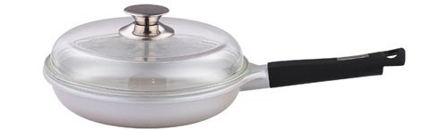 BERGNER Pánev hluboká s nepřilnavým povrchem a poklicí 28 cm, SILVER EDGE BG-6707