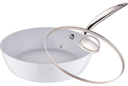 BERGNER Pánev keramická hluboká s poklicí,28 cm SNOW FORGE BG-6779 BERGNER Pánev keramická hluboká s poklicí,28 cm SNOW FORGE BG-6779