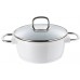 BERGNER Hrnec s keramickým povrchem 20 cm, 2,6 L WHITE KNIGHT BG-8644