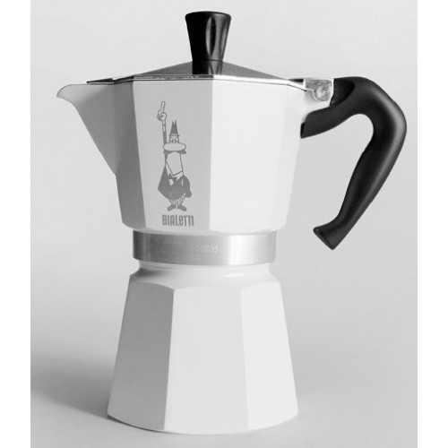 BIALETTI Moka Express konvička, 6 porcí, hliník - bílá 2130199311