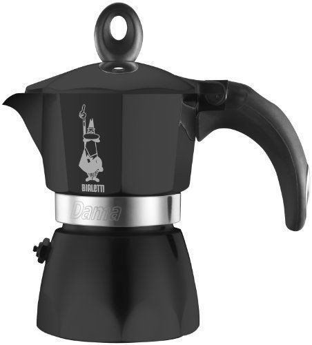 BIALETTI Dama konvička, 3 porce, hliník - černá 2180199314