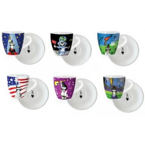 BIALETTI Set šálku 6ks espresso Tazzine CP Eventi 99Y0TZ014