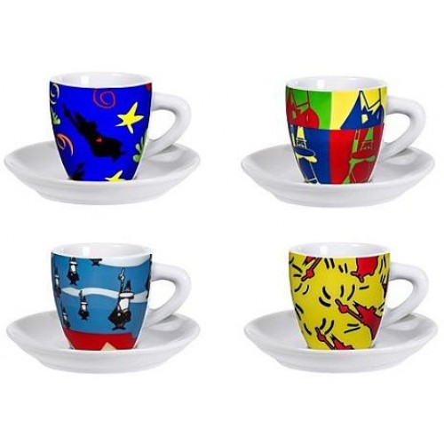 BIALETTI Set Pop Art, šálky 4 ks 3010199315