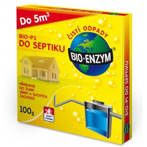 BIO Enzym BIO-P1 Biologický přípravek do septiku, 100g