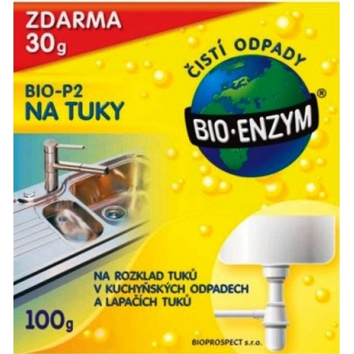 BIO Enzym BIO-P2 Biologický přípravek na tuky 100g