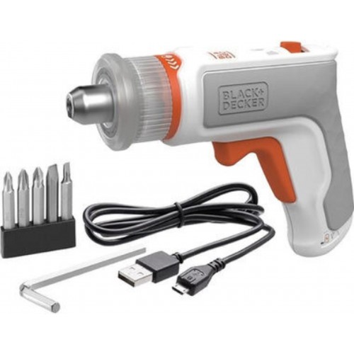 Black & Decker BCRTA01 Aku šroubovák 3,6V/1,5Ah s upínacím sklíčidlem pro L klíče 2 - 5mm