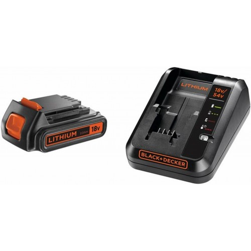 Black & Decker BDC2A20 Sada akumulátoru Li-Ion (1x2,0Ah/18V) + nabíječka pro 14,4 - 18,0V
