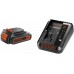 Black & Decker BDC2A20 Sada akumulátoru Li-Ion (1x2,0Ah/18V) + nabíječka pro 14,4 - 18,0V