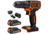 Black & Decker BDCDC18B Aku vrtačka 30Nm Li-Ion (2x1,5Ah/18V)