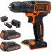 Black & Decker BDCDC18B Aku vrtačka 30Nm Li-Ion (2x1,5Ah/18V)