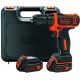 Black & Decker BDCDD12KB Aku vrtačka 10,8V/1,5Ah Li-Ion, max. krouticí moment 26Nm, 2 aku