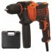 Black & Decker BEH710K Příklepová vrtačka (23Nm/710W) , sada vrtkú, kufr
