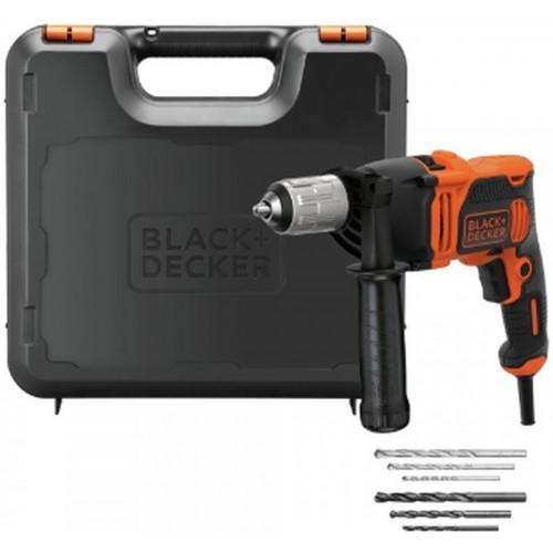 Black & Decker BEH850 Příklepová vrtačka, rychloupínací sklíčidlo (850W/13mm) kufr