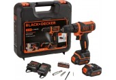Black & Decker BDCDD12KB Aku vrtačka (26Nm/10,8V/2x1,5Ah), kufr