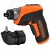 Black & Decker CS3652LC Aku šroubovák (5,5Nm/3,6V/1,5Ah), úhlový nástavec